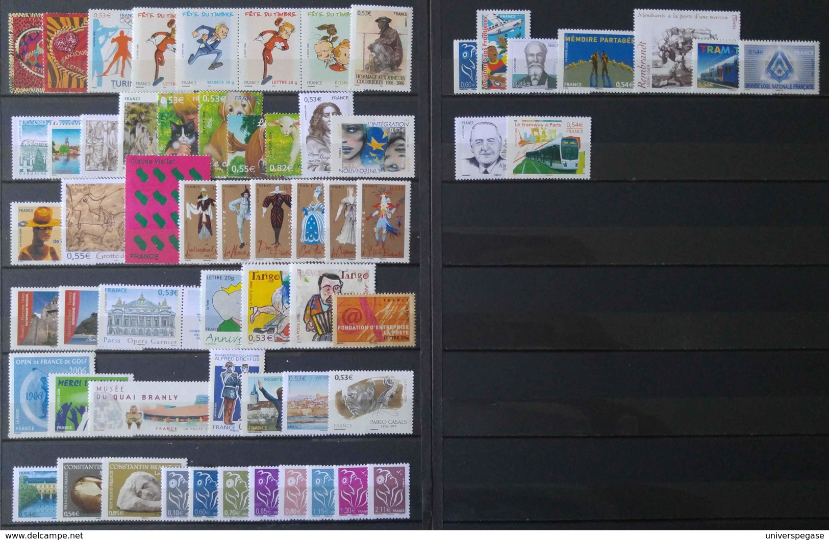 Lot De Timbres De France Neufs** - Année 2006 - Sous Faciale - 2000-2009