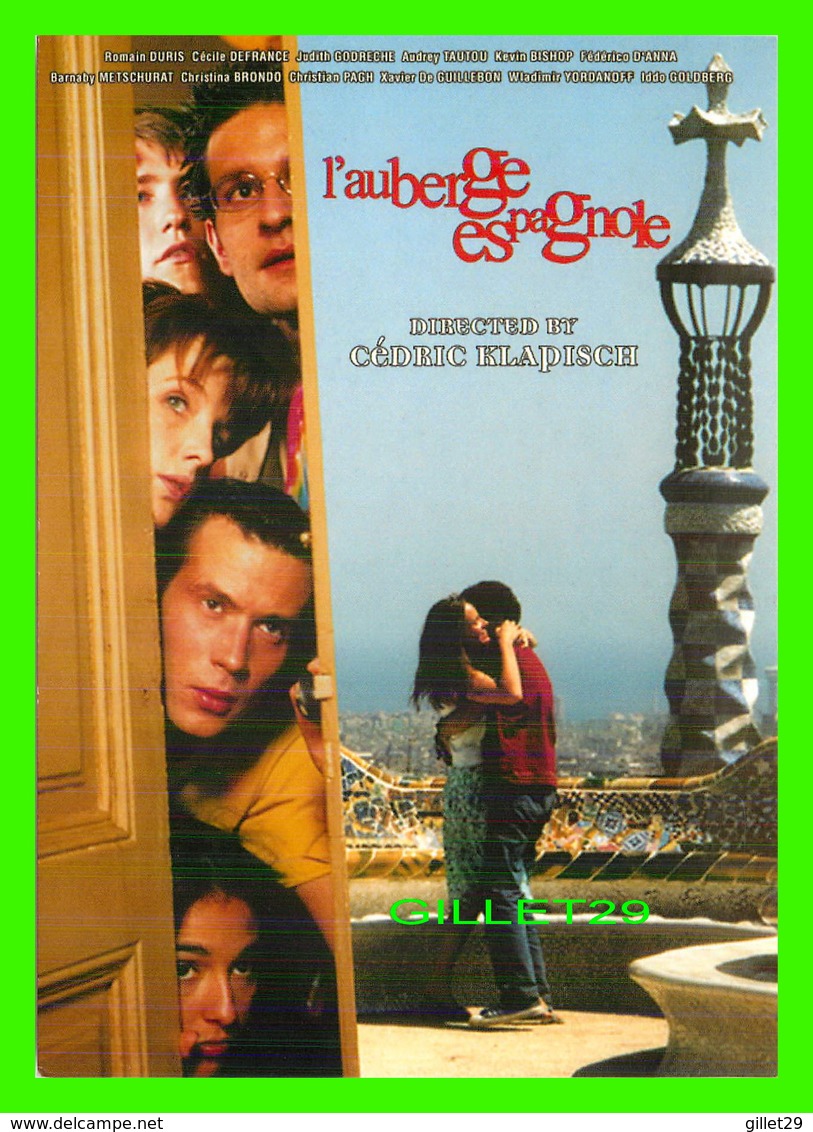 AFFICHE DE FILM - L'AUBERGE ESPAGNOLE DIRECTED BY CÉDRIC KLAPISCH - - Affiches Sur Carte