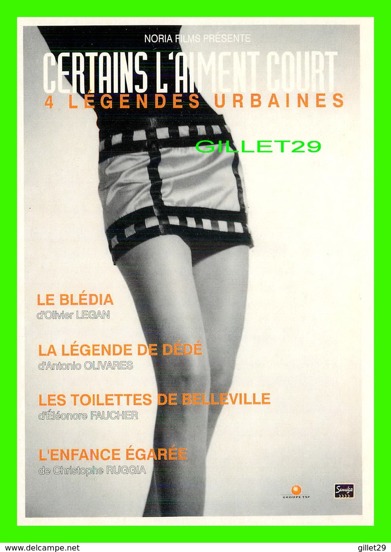 AFFICHE DE FILM - NORIA FILM PRÉSENTE CERTAINS L'AIMENT COURT - 4 LÉGENDES URBAINES - CINÉMA LES 7 PARNASSIENS - - Affiches Sur Carte