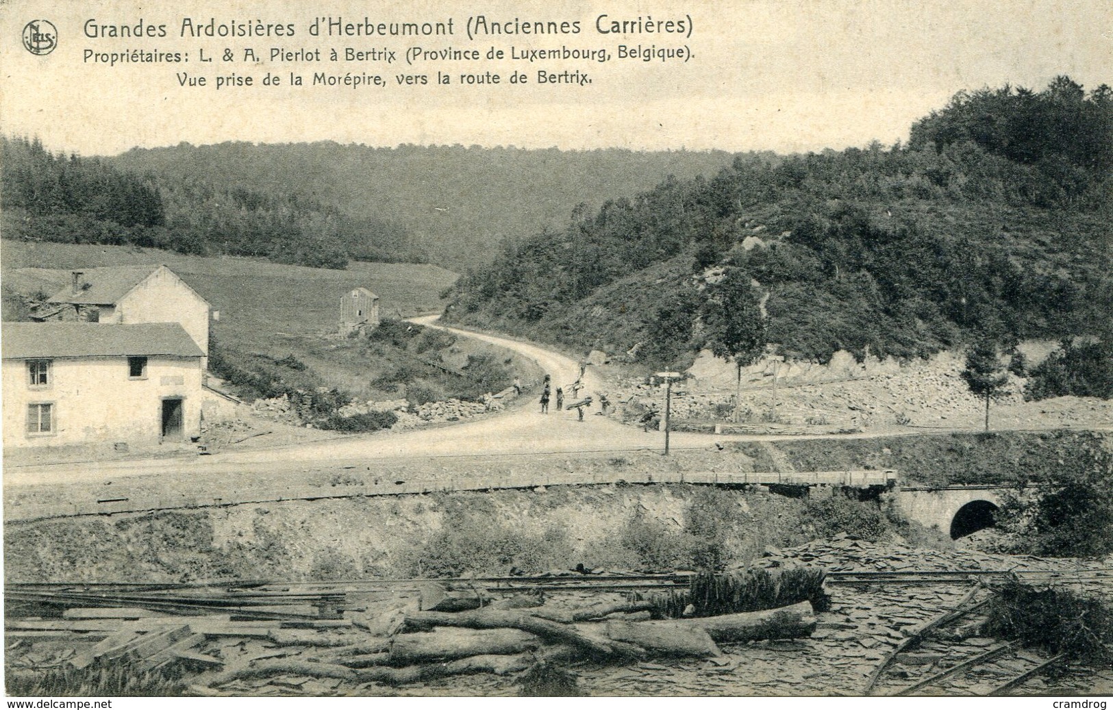 Herbeumont Grandes Ardoisières Vue Prise De La Morépire - Herbeumont