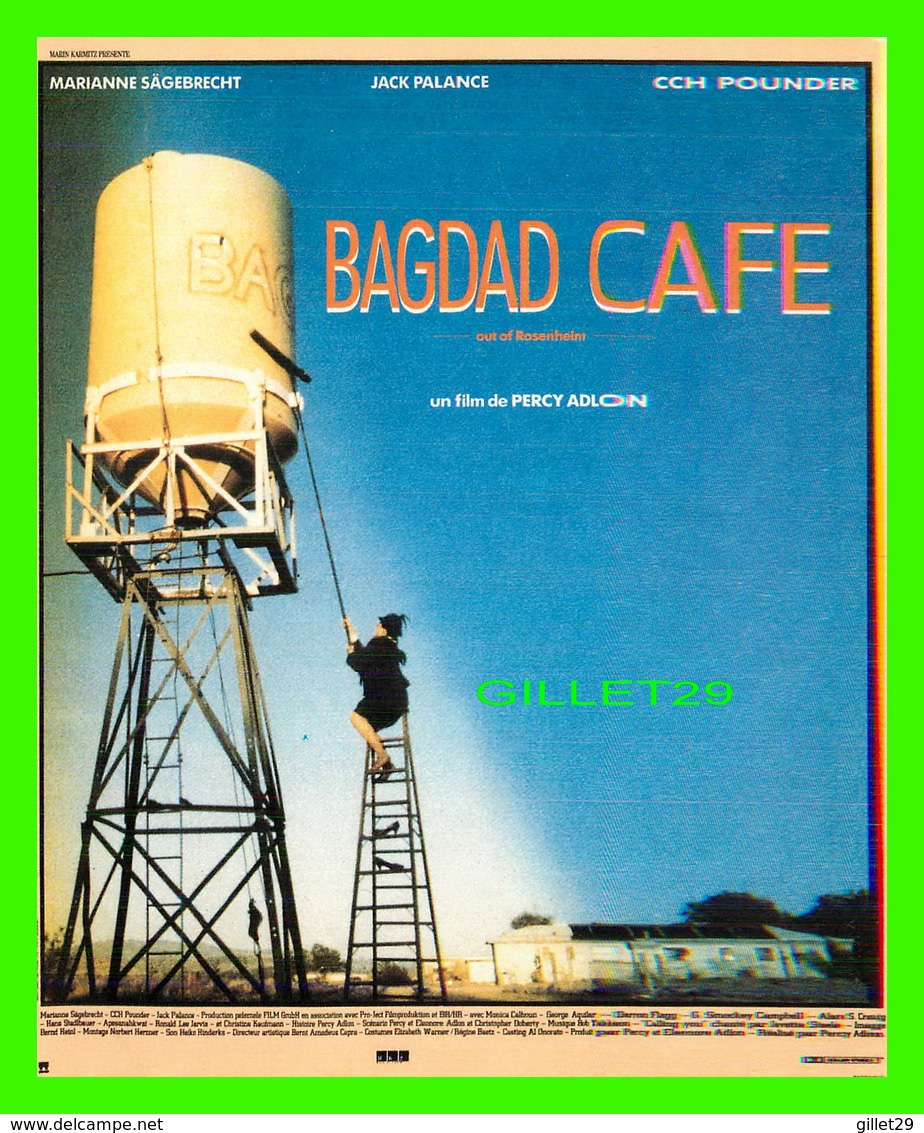 AFFICHE DE FILM - BAGDAD CAFE UN FILM DE PERCY ADLON EN 1988 - - Affiches Sur Carte