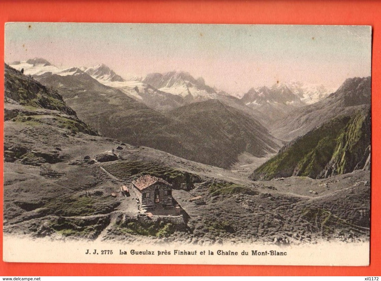 VAK-06 La Gueulaz Près  Finhaut Sur Salvan Et Chaine Mont-Blanc, Non Circulé Jullien 2775 - Finhaut