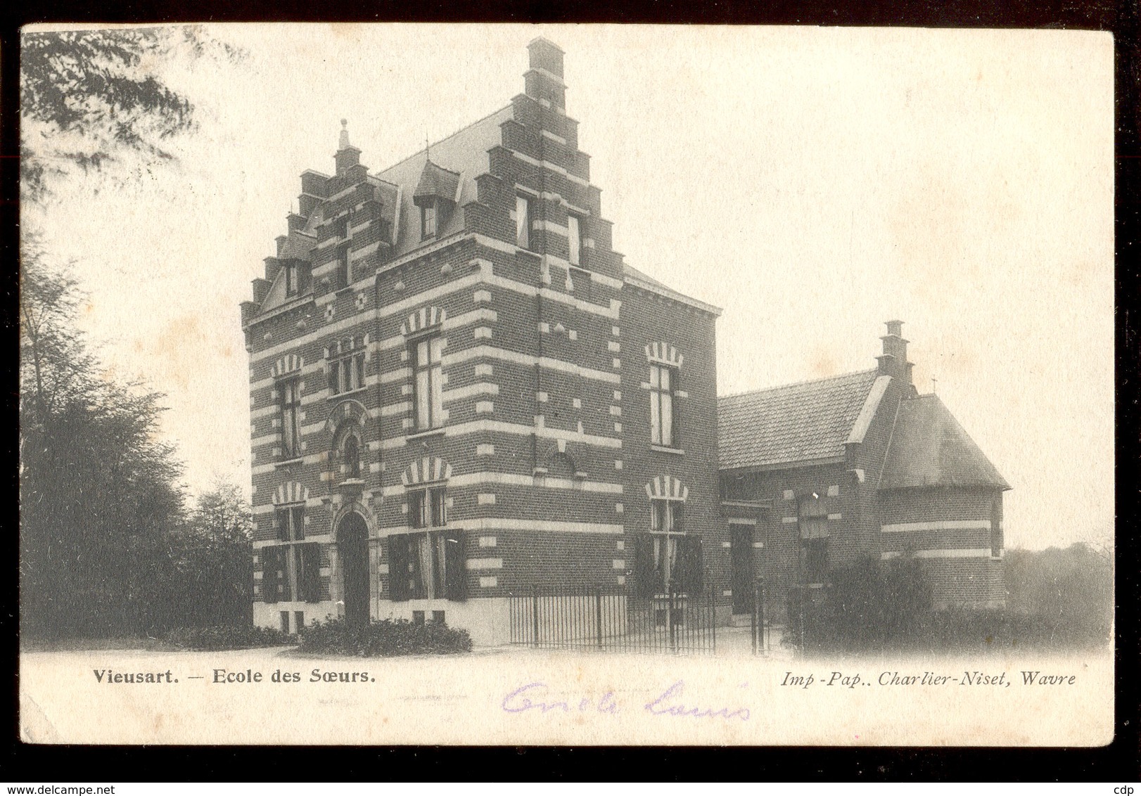 Cpa Vieusart  1909 - Chaumont-Gistoux