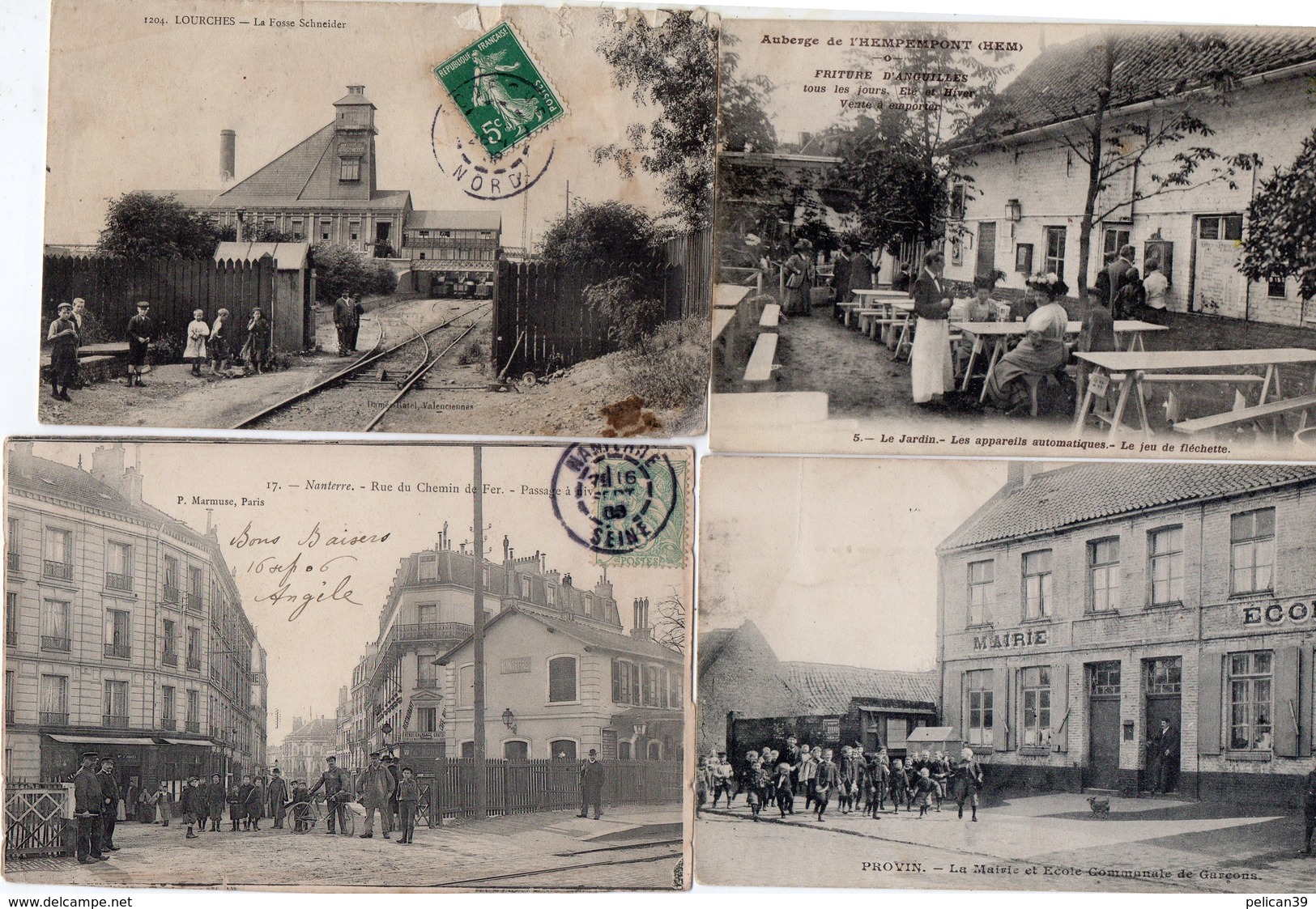 Superbe Gros LOT 450 CPA France Village Gare Automobile Animation Extra Exceptionnel Rare Extra No Album - 100 - 499 Cartes