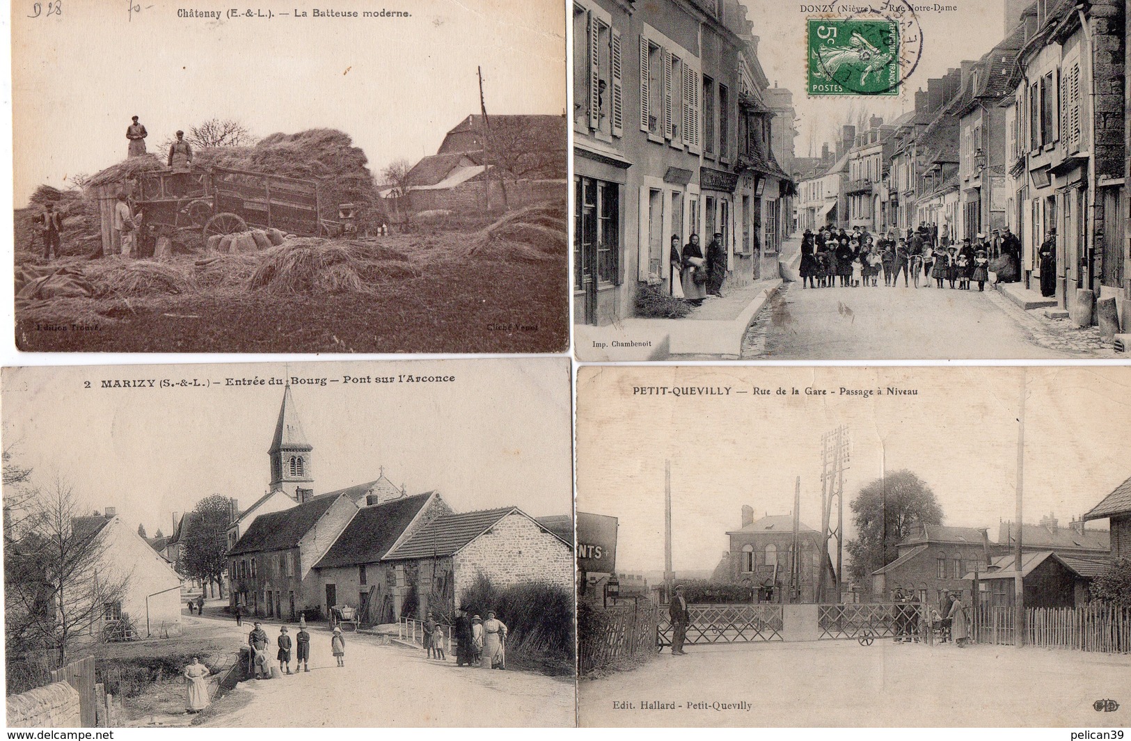 Superbe Gros LOT 450 CPA France Village Gare Automobile Animation Extra Exceptionnel Rare Extra No Album