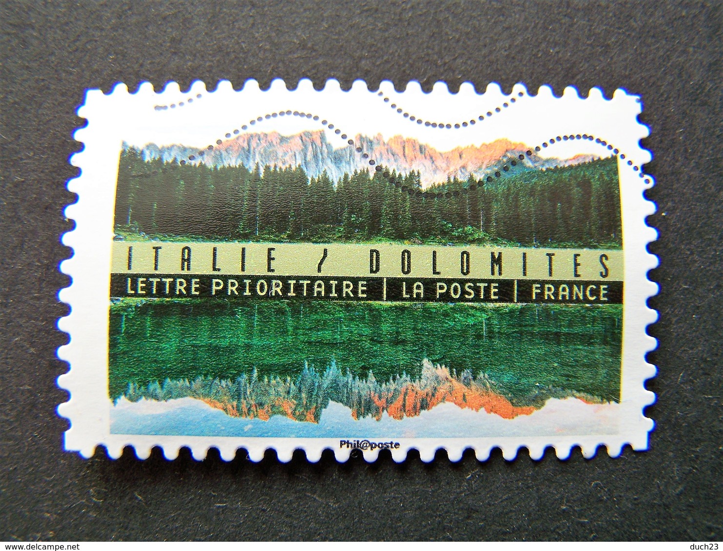 N°1367 ITALIE DOLOMITES OBLITERE ANNEE 2016 SERIE DU CARNET PAYSAGES ET REFLETS DU MONDE AUTOCOLLANT ADHESIF - Oblitérés