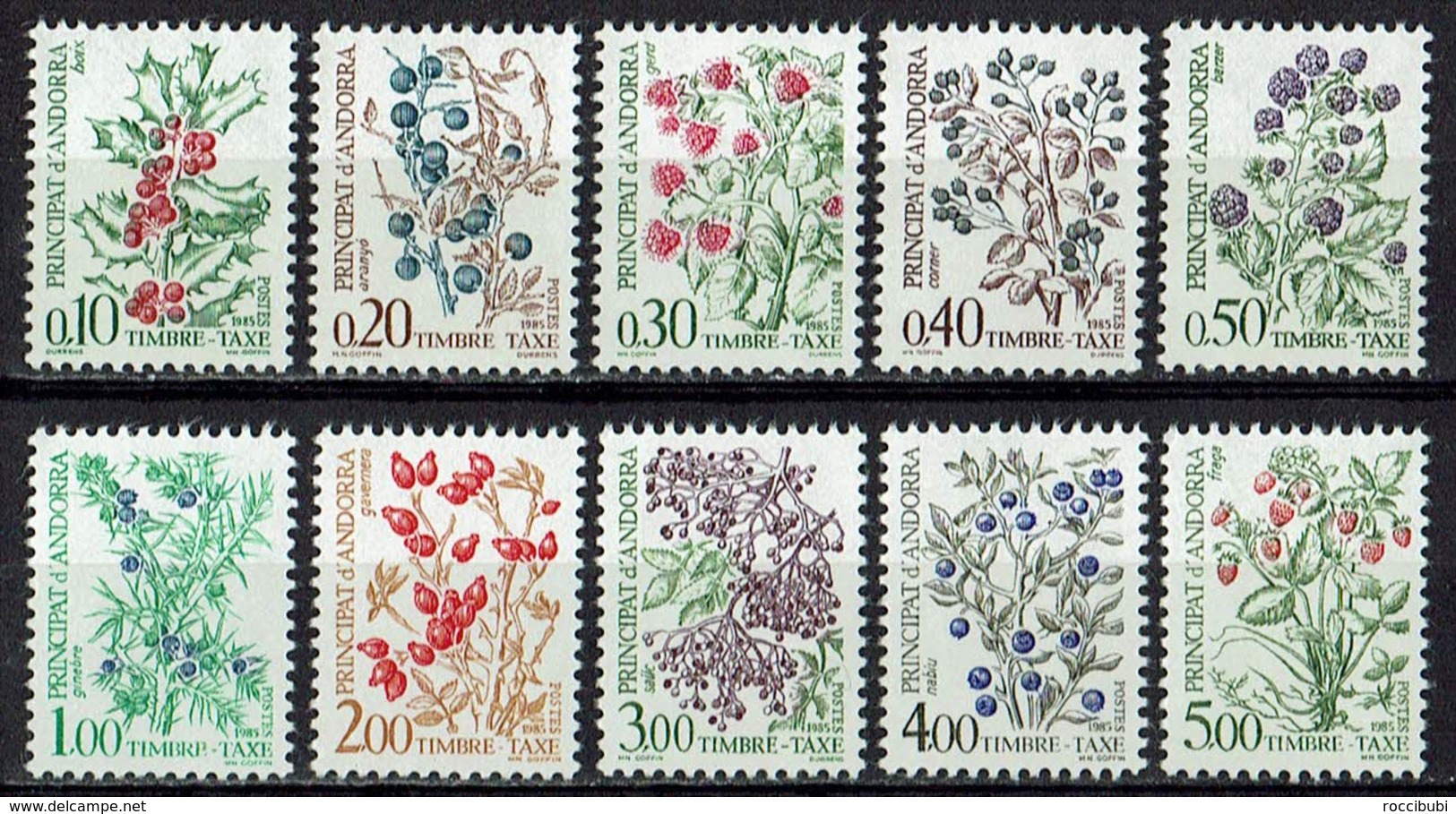 Andorra 1985 // Mi. 53/62 ** (033..097) - Ungebraucht