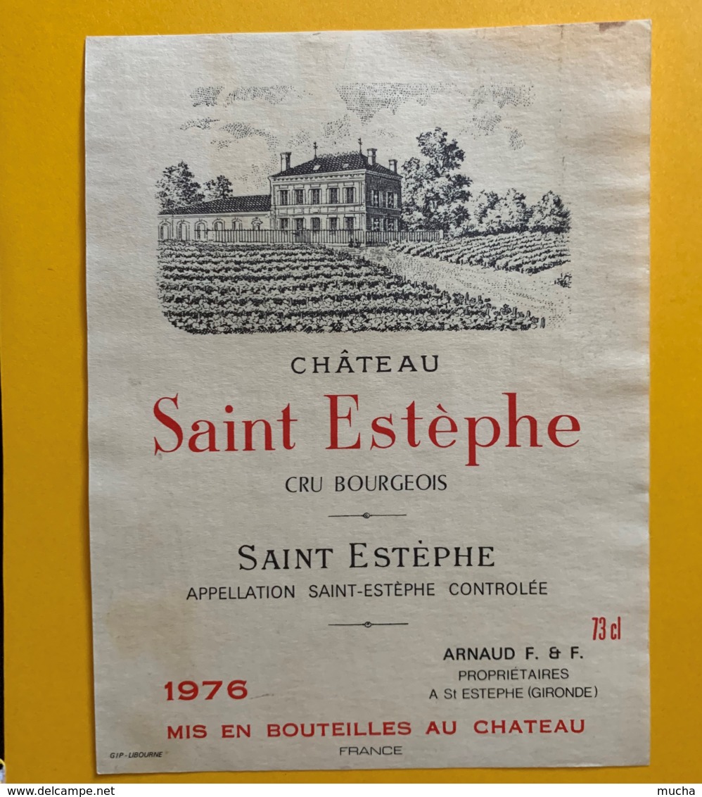 9562 - Château Saint Estèphe 1976 St-Estèphe - Bordeaux