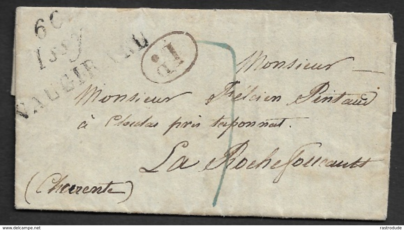 1830 - LAC - Cursive 60 ISSY VAUGIRARD 40mm X 21mm (SEINE) - 1801-1848: Précurseurs XIX