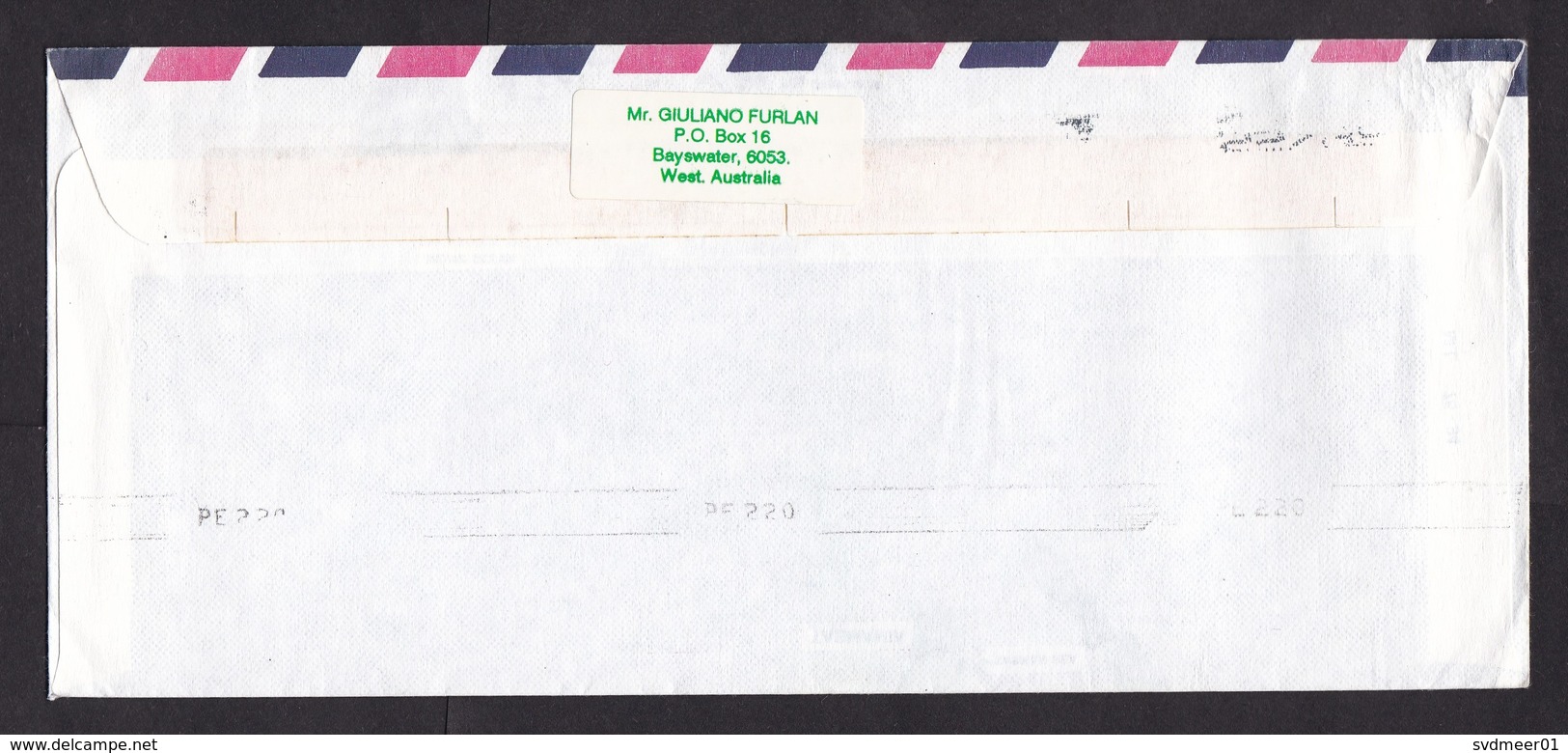 Australia: Airmail Cover To Hong Kong, 1994, 2  Stamps, Family Year, Small Cancel Bayswater (minor Discolouring At Back) - Brieven En Documenten