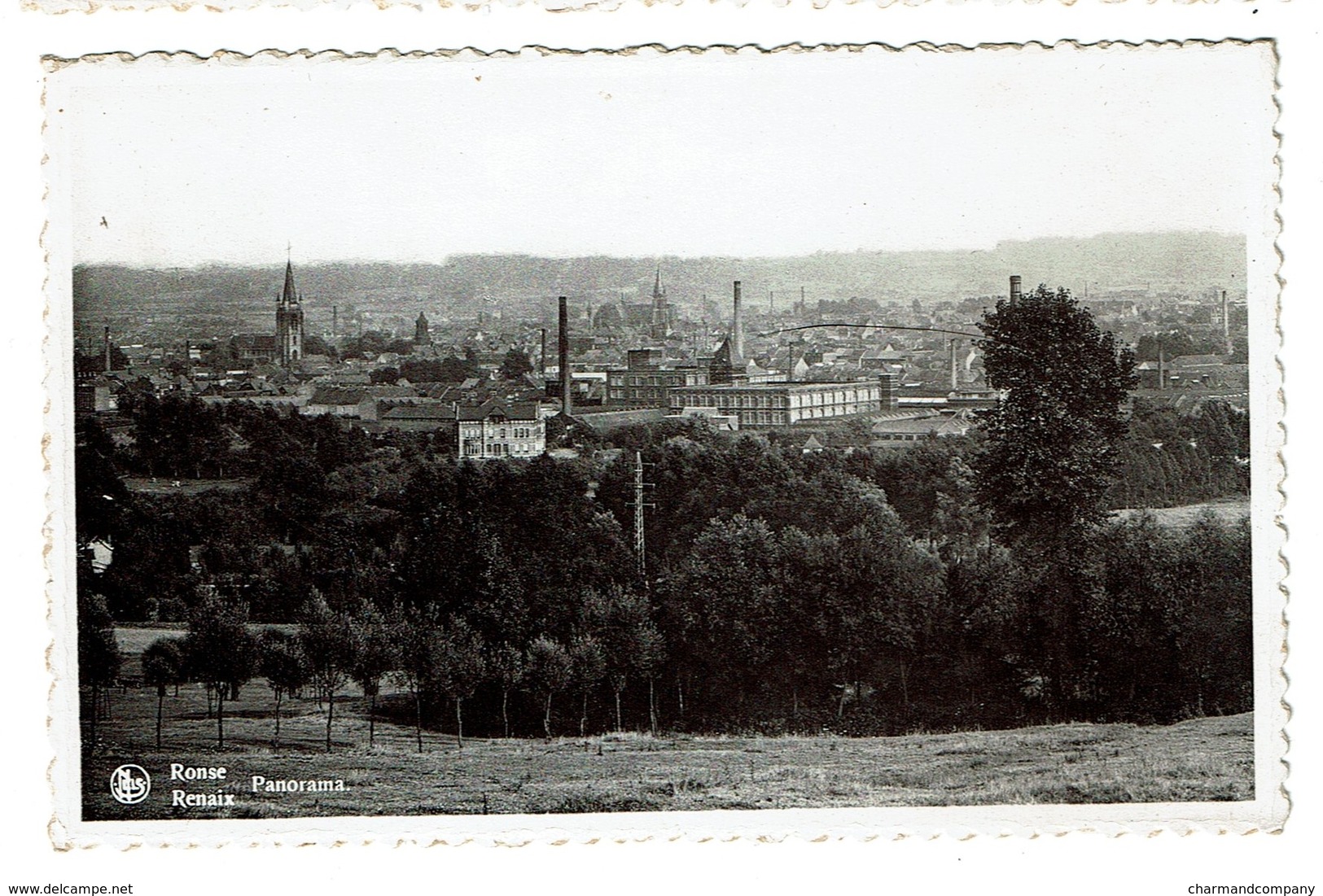 Ronse - Renaix - Panorama - Circ. En 1941 - 2 Scans - Renaix - Ronse