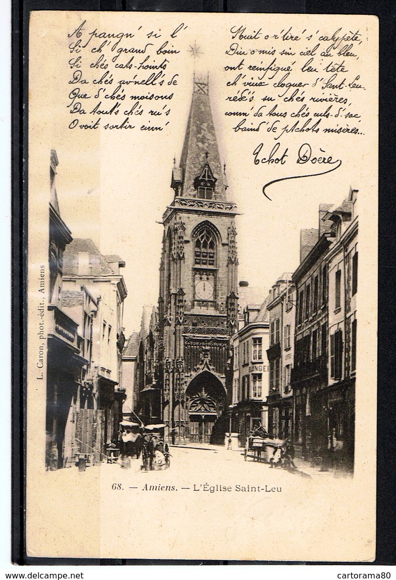 Amiens / L'Eglise Saint-Leu / Edouard David / Tchot Doère / DND / Ed. L. Caron - Amiens