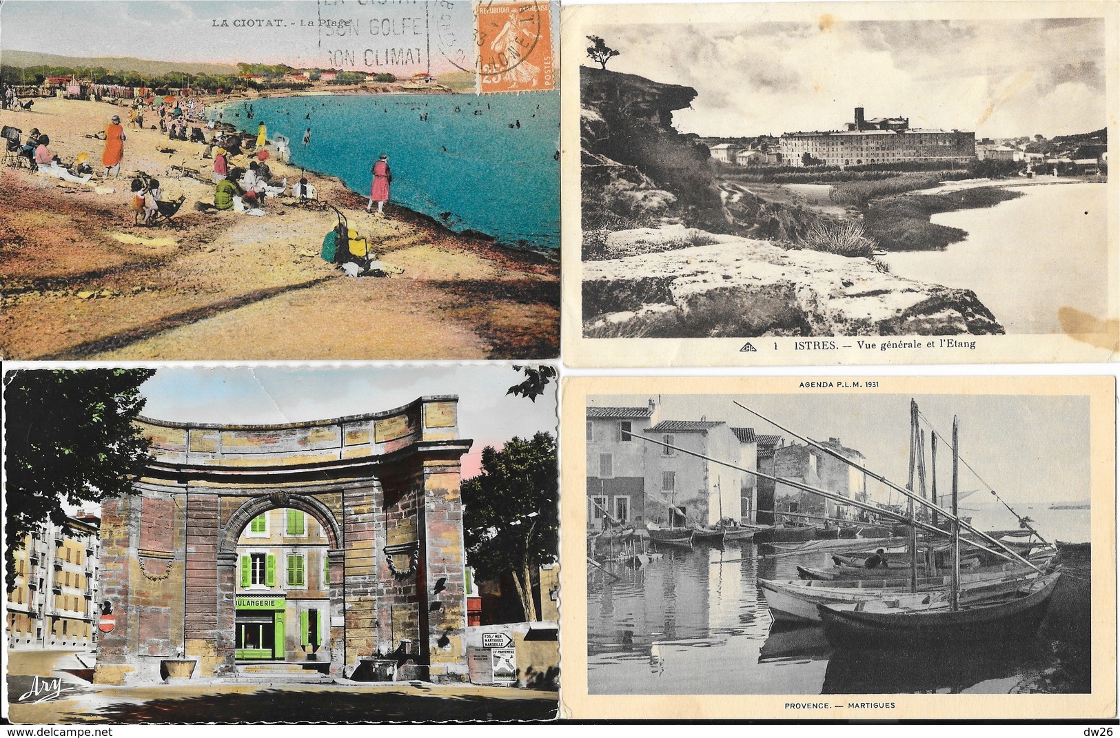 Lot N° 79 De 100 CPA Des Bouches-du-Rhône (13) - Marseille, Port, Expositions, Arles, Salon, Petites Animations... - 100 - 499 Cartes