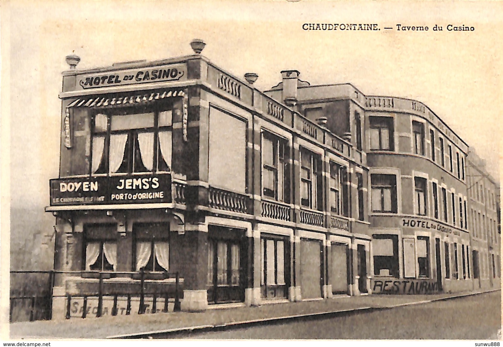 Chaudfontaine - Taverne Du Casino (Hôtel Bar Du Casino, Jems's) - Chaudfontaine