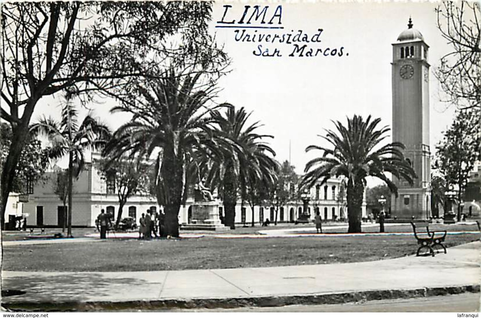 Pays Div -ref P409- Perou - Peru - Lima - Universidad San Marcos  - Carte Bon Etat - - Pérou