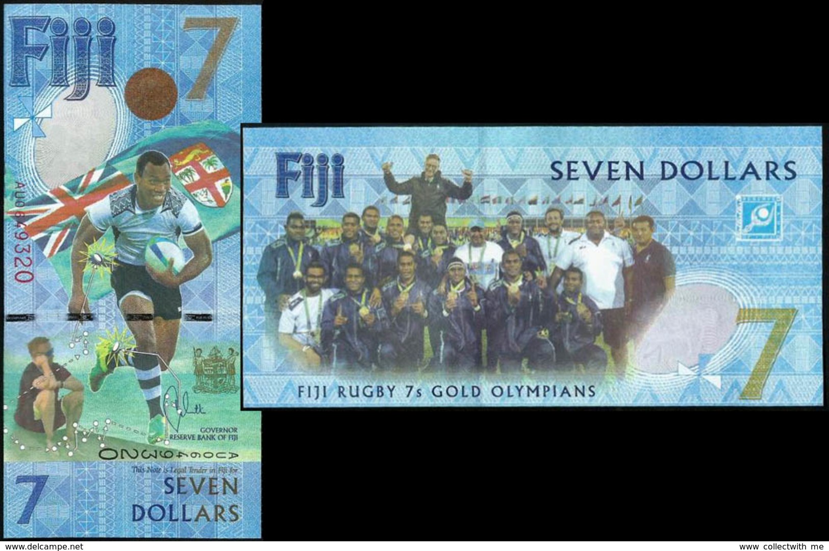 Fiji 7 Dollars 2016 UNC - Fidji