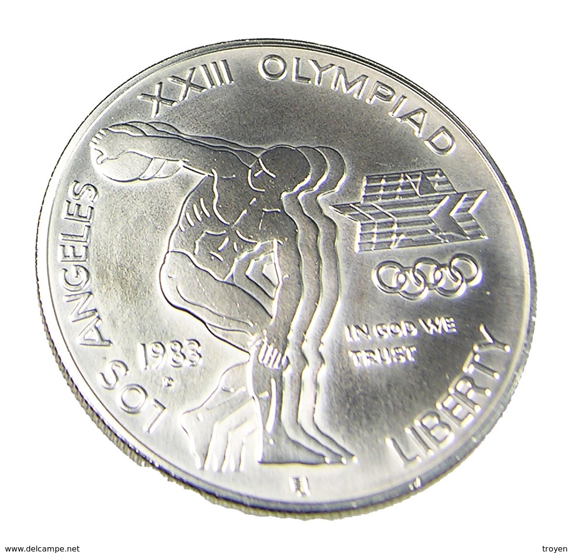 1 Dollar -  Olympiades -   USA - 1983 - Argent 900. - Sup - 26,7 Gr. - - Collezioni