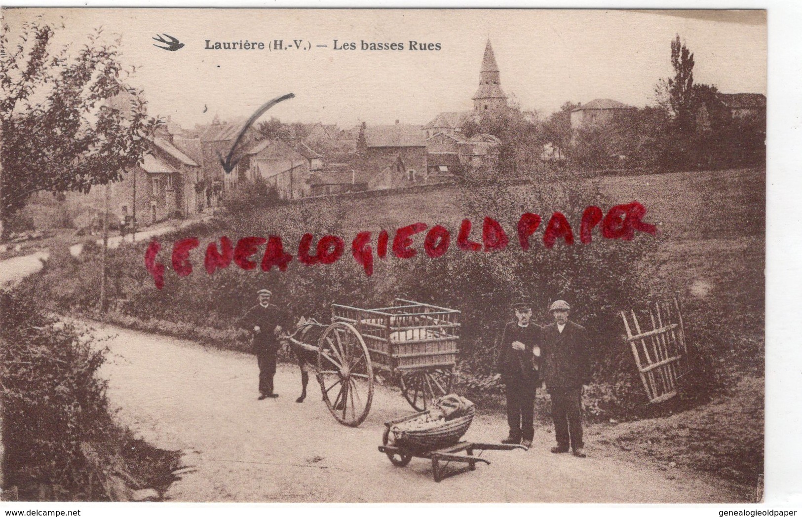 87- LAURIERE - LES BASSES RUES - Lauriere