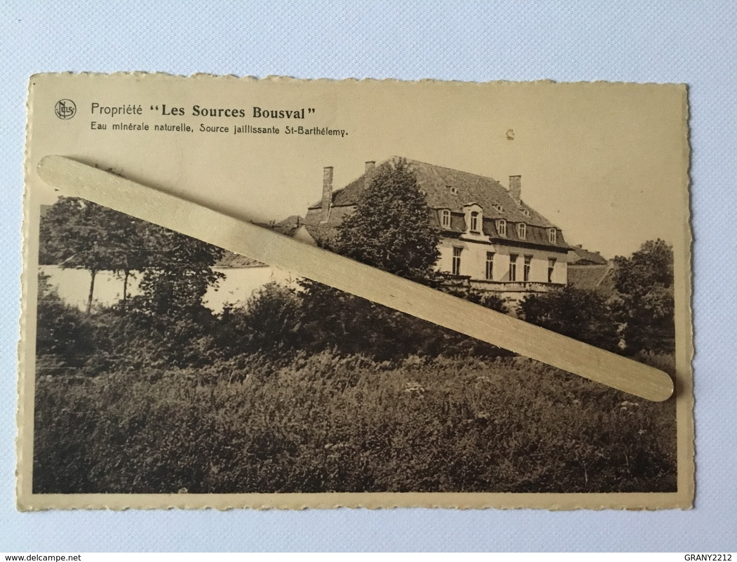 GENAPPE-BOUSVAL »PROPRIÉTÉ LES SOURCES BOUSVAL,Eau Minérale Naturelle,Source St- Barthélemy  »panorama (1950)NELS - Genappe
