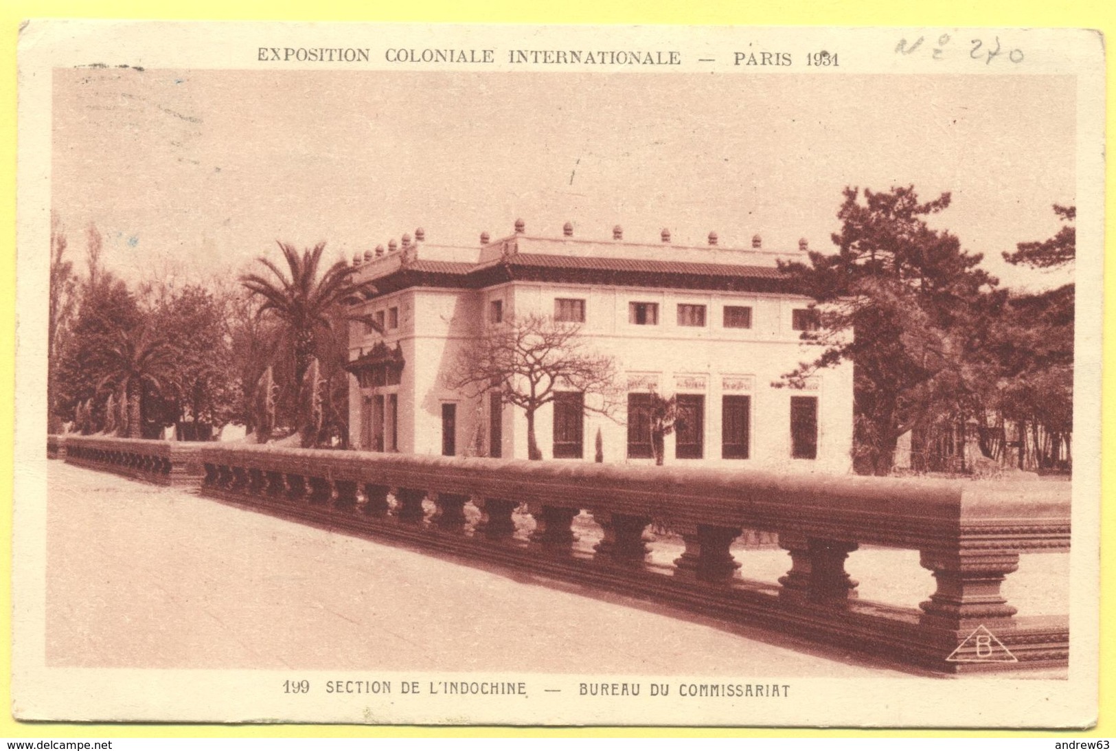 FRANCIA - France - 1931 - 15c Paris Exposition Coloniale Internationale + Special Cancel - Tematica - Esposizioni - Expo - Esposizioni