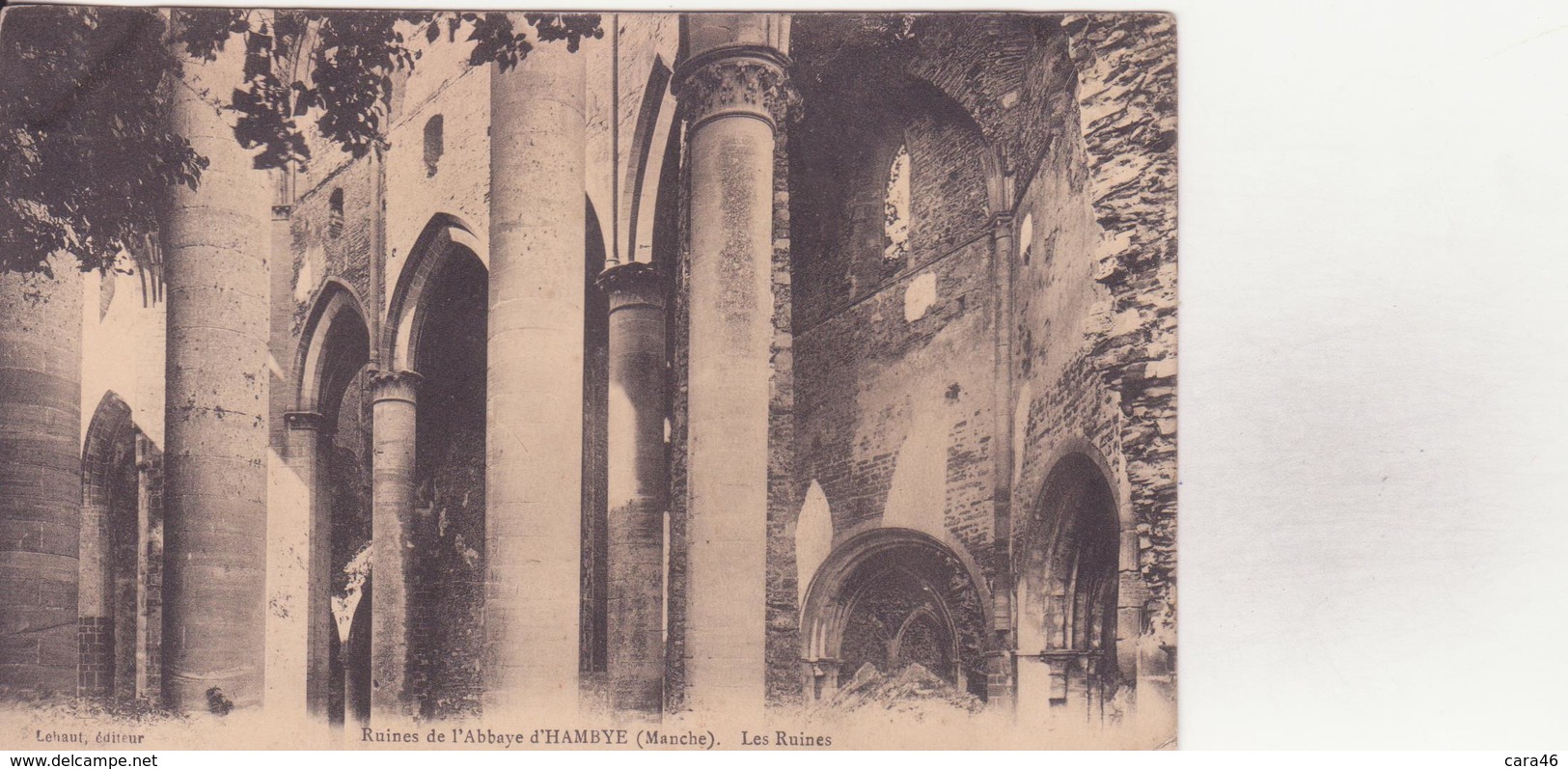 CPA -  Ruines De L'abbaye D' HAMBYE (Manche) Les Ruines - Other & Unclassified