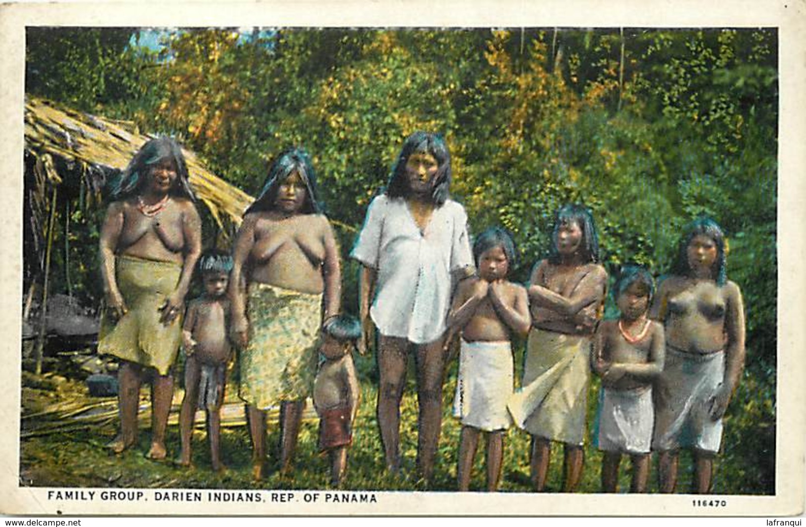 Pays Div -ref P368- Panama - Indiens - Indians - Family Group Darian Indians -rep Of Panama  - - Panama