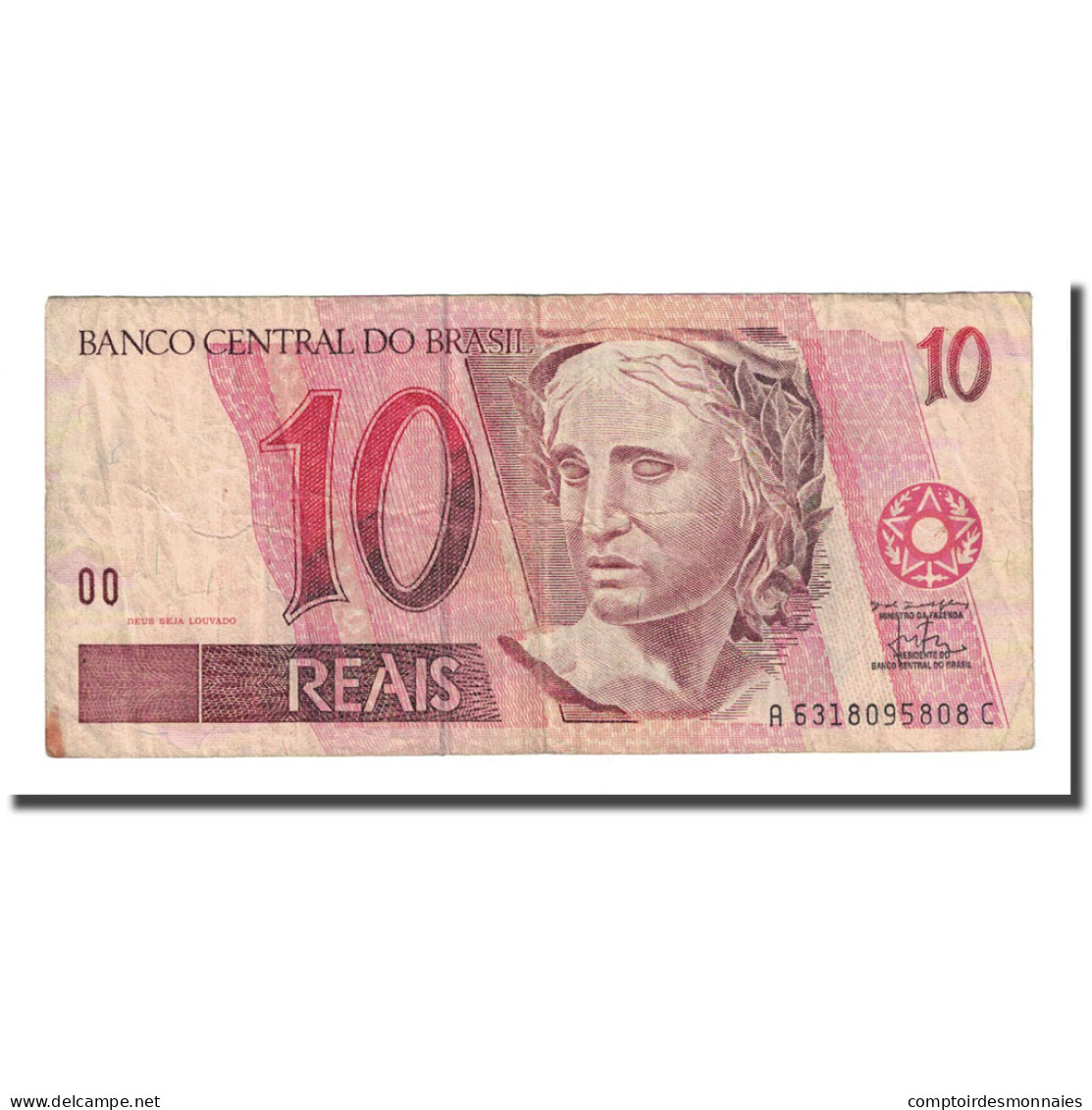 Billet, Brésil, 10 Reais, Undated (1994), KM:245f, TB+ - Brésil