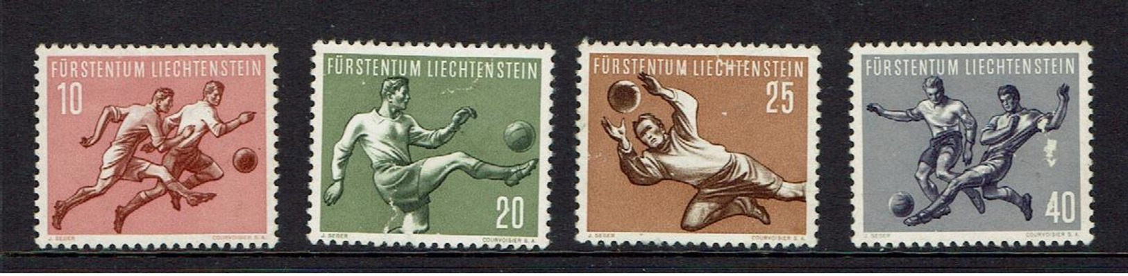 LIECHTENSTEIN...1954...ng - Unused Stamps