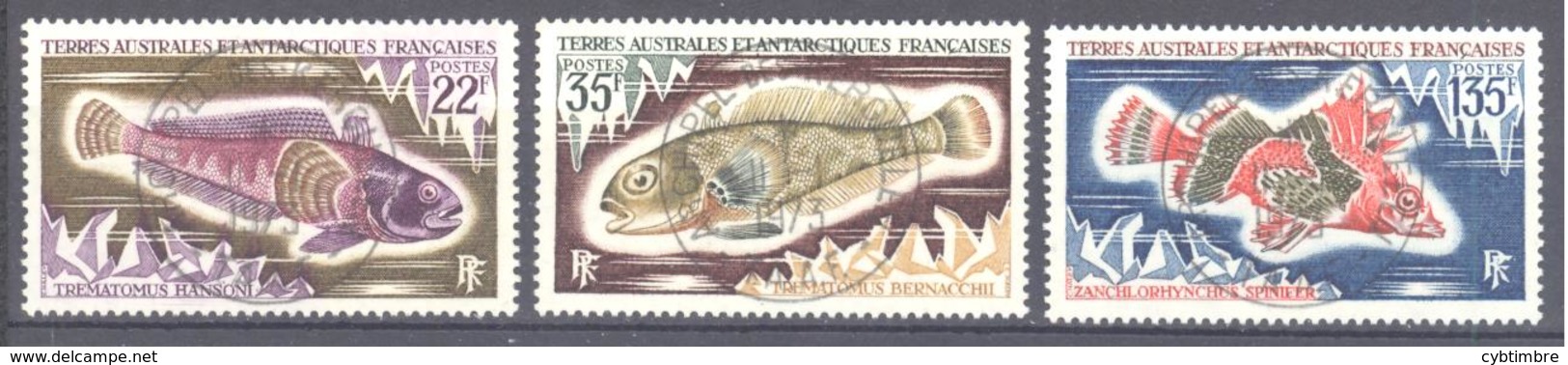 Terres Australes Et Antarctiques Françaises (TAAF) : Yvert N° 43/45°; Poissons; Cote 16.90€; Voir Scan - Used Stamps