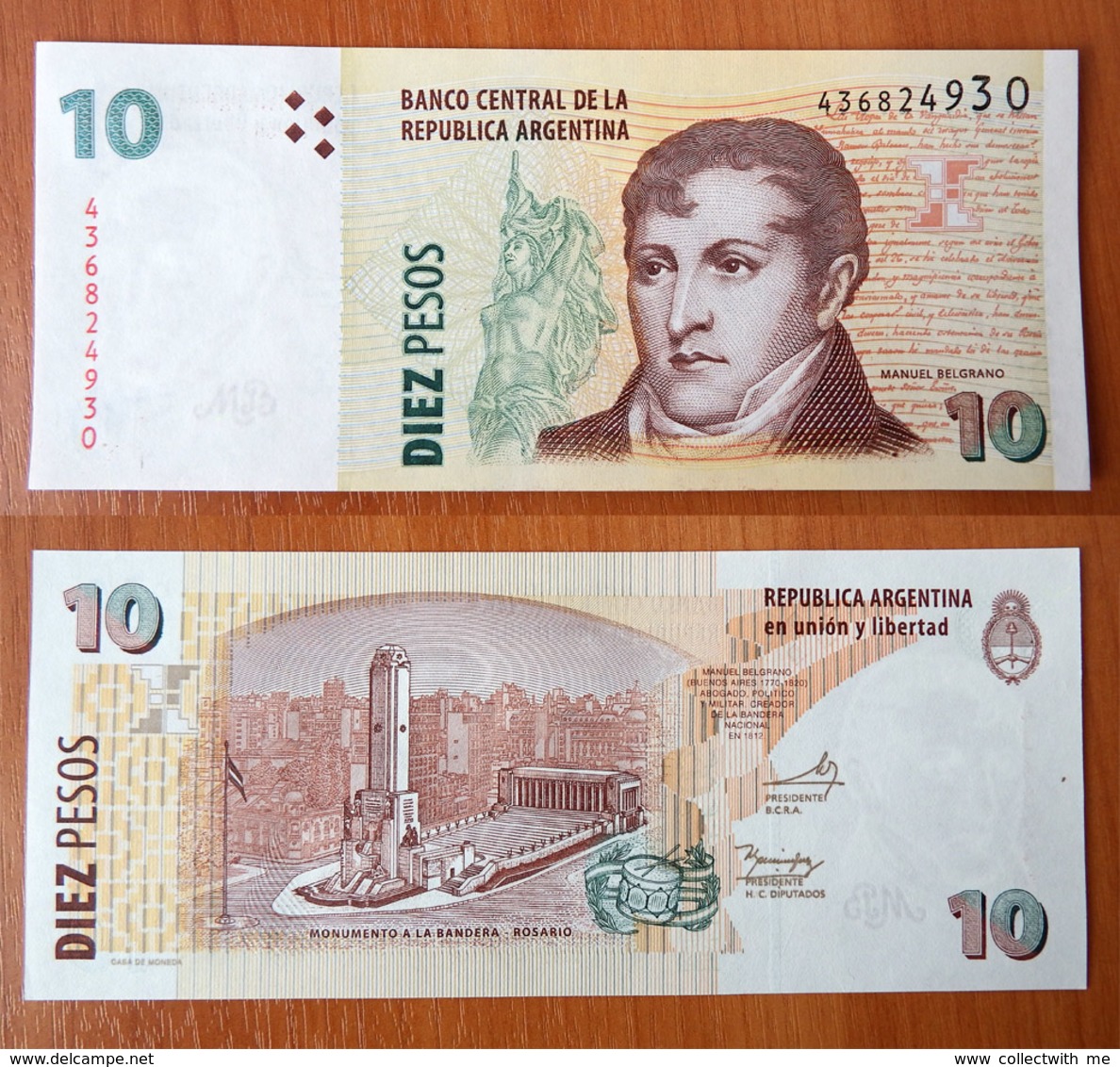 Argentina 10 Pesos 2013 UNC - Argentina