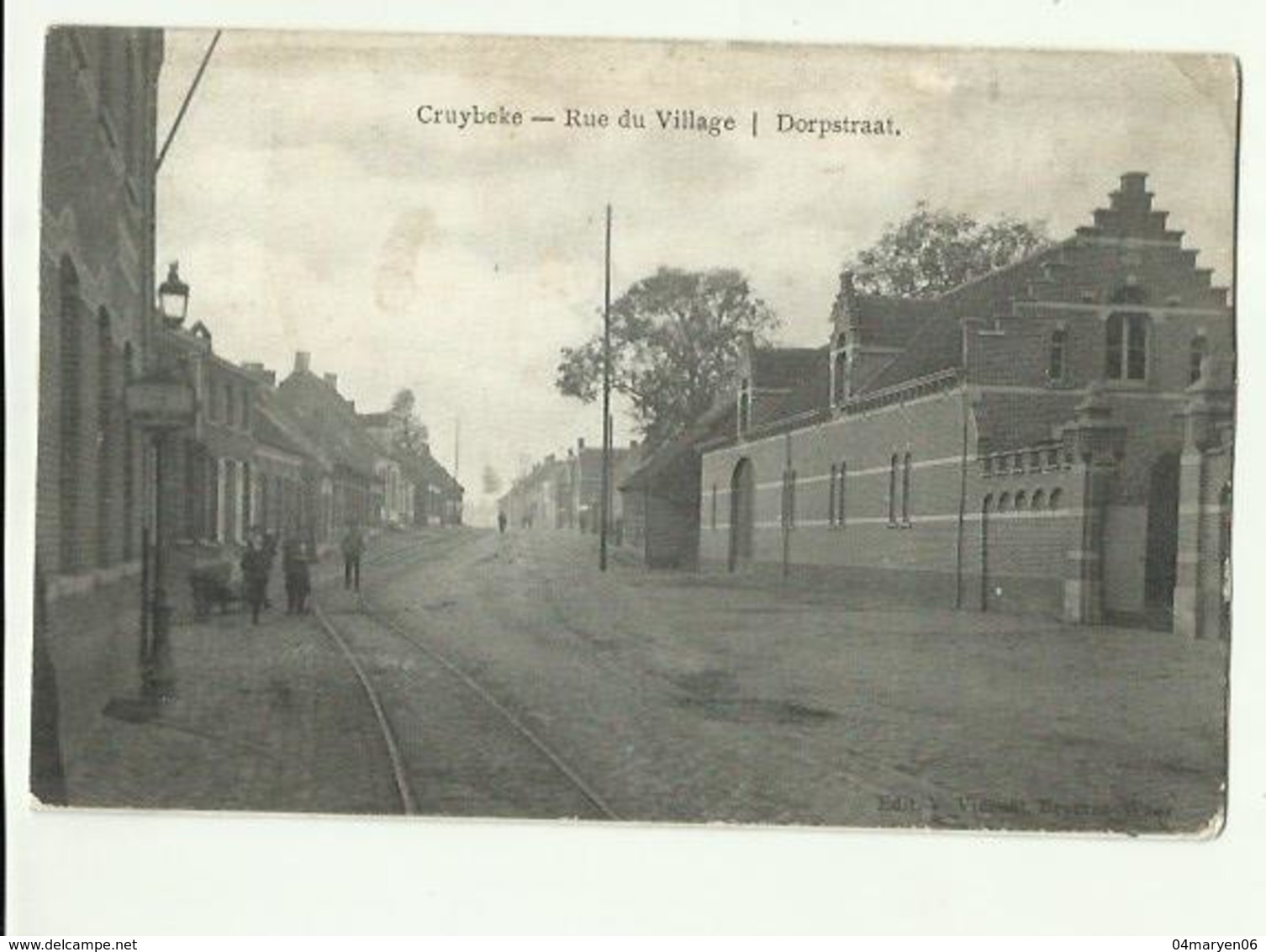 -*1 X CRUYBEKE      * -""Rue Du Village - Dorpstraat  ""- - Kruibeke