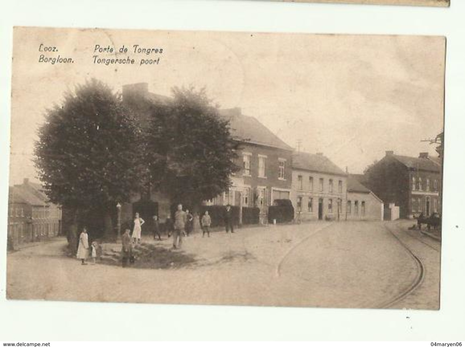 -*1 X BORGLOON      * -""Porte De Tongres  - Tongersche  Poort  ""- - Borgloon