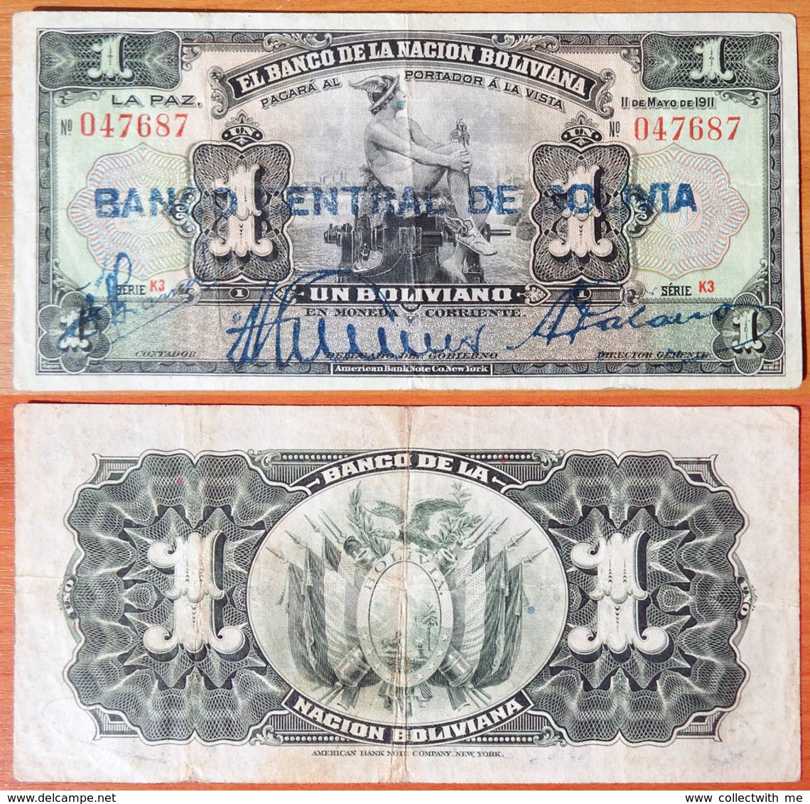 Bolivia 1 Boliviano 1929 - Bolivia