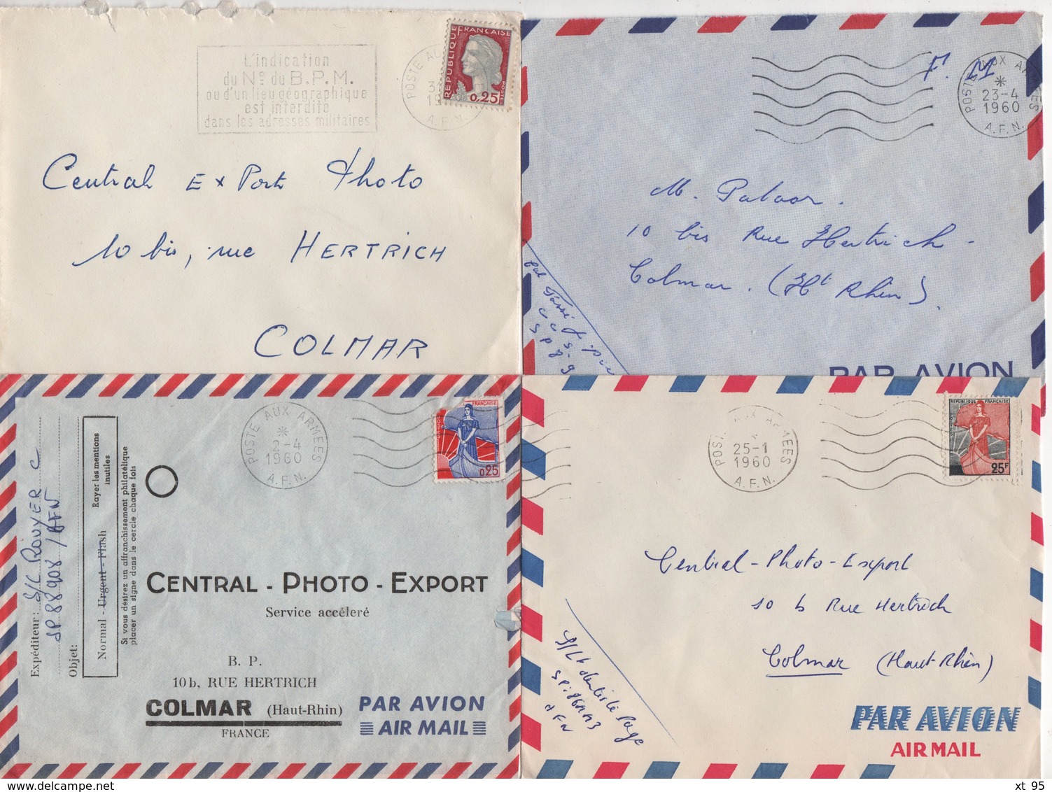 Guerre D'Algerie - Poste Aux Armees AFN - Lot De 20 Lettres - Voir Scan - Guerre D'Algérie