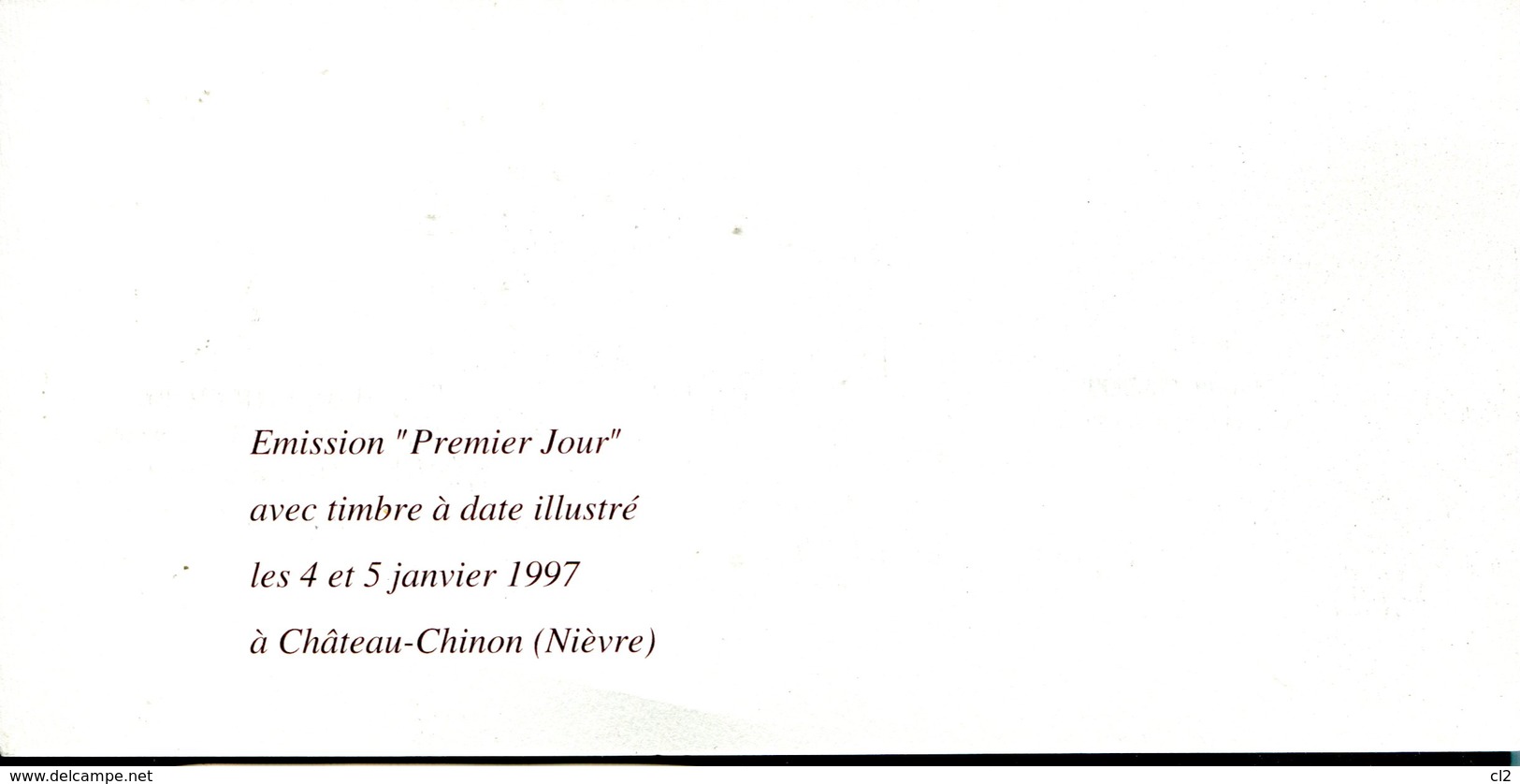 PRANCE - Premier Jour Y&T 3042 - François Mitterand - Souvenir Philatélique De La Poste De Château-Chinon - 1990-1999