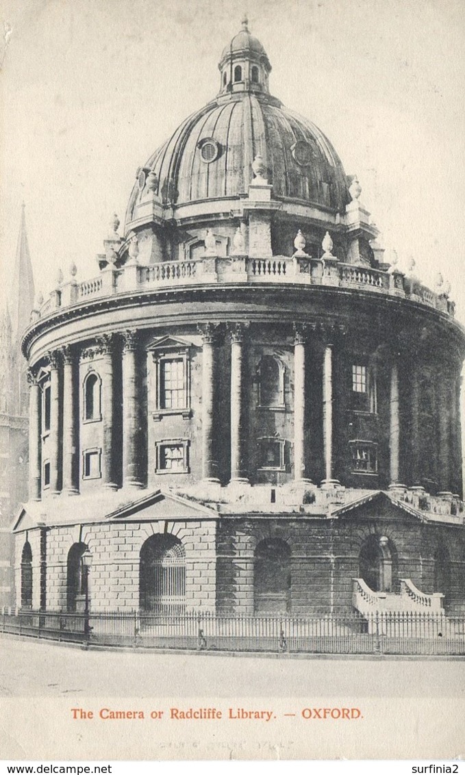 OXFORD -  THE CAMERA OR RADCLIFFE LIBRARY Pre-1918 O176 - Oxford