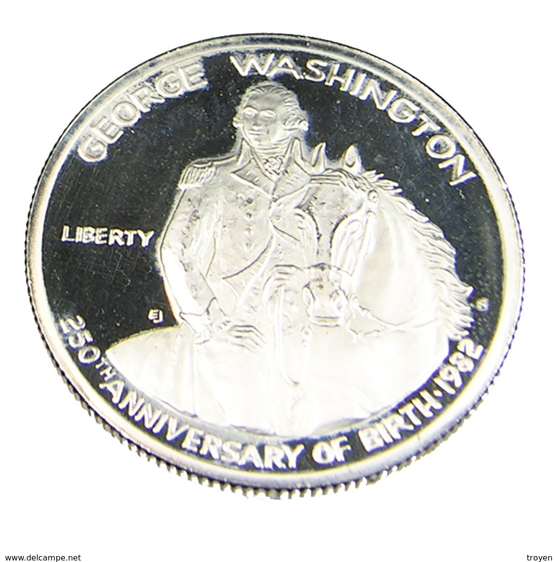 1/2  Dollar -  G.Washington - USA -  1982 - Argent 900. -  Sup - - Verzamelingen
