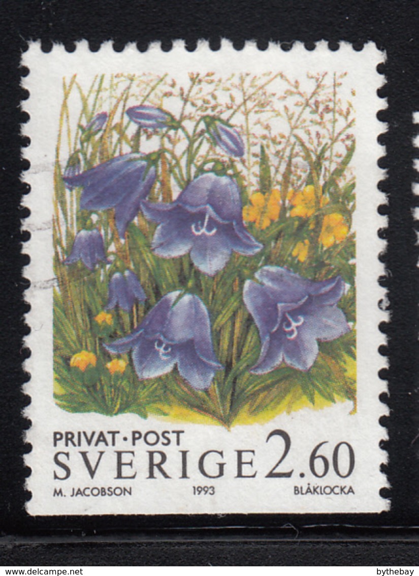 Sweden 1993 Used Scott #2016 2.60k Bluebells - Oblitérés