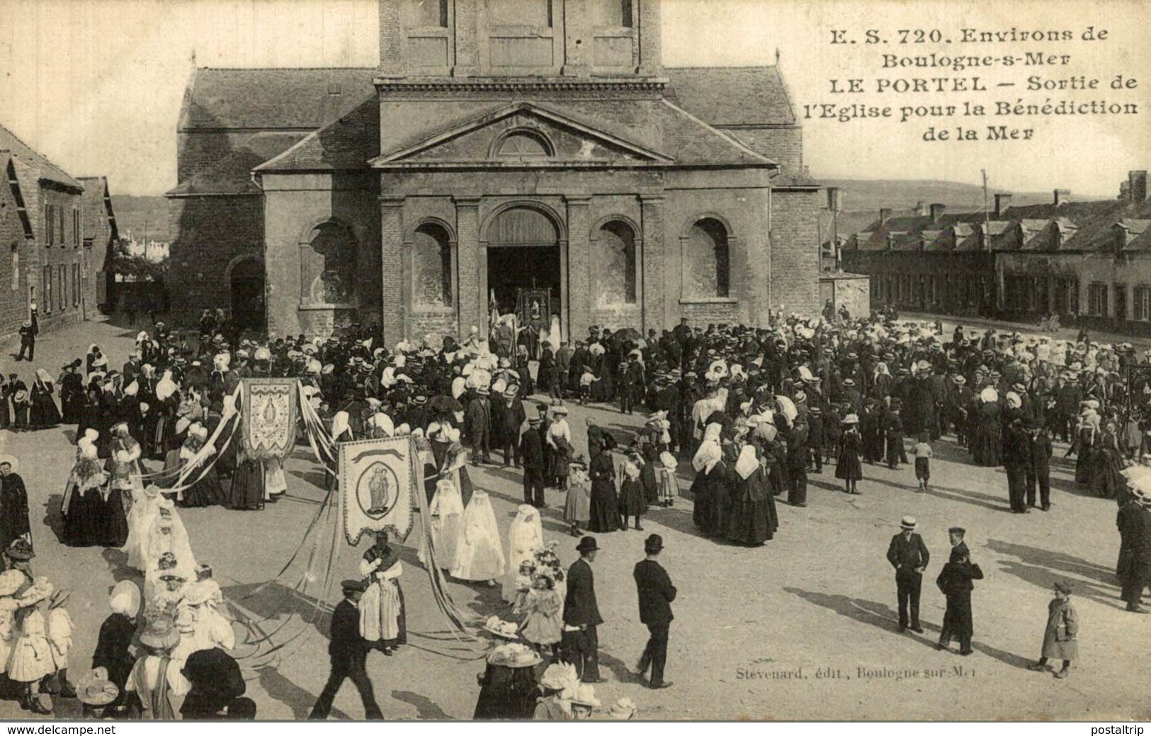 Le Portel, Près Boulogne-sur-Mer - Sortie De L'église Pour La Bénédiction De La Mer - Le Portel