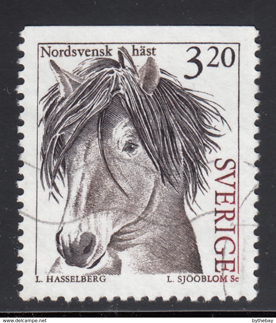 Sweden 1994 Used Scott #2047 3.20k North Sweden Horse - Oblitérés