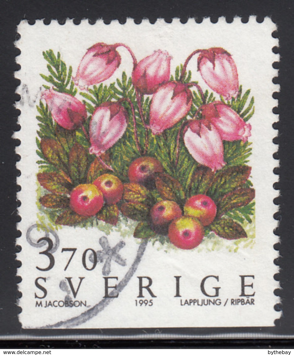 Sweden 1995 Used Scott #2123 3.70k Mountain Heath Wild Flowers - Oblitérés