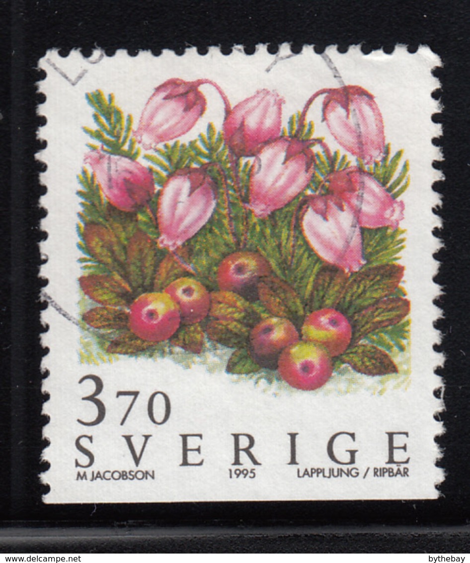 Sweden 1995 Used Scott #2123 3.70k Mountain Heath Wild Flowers - Oblitérés