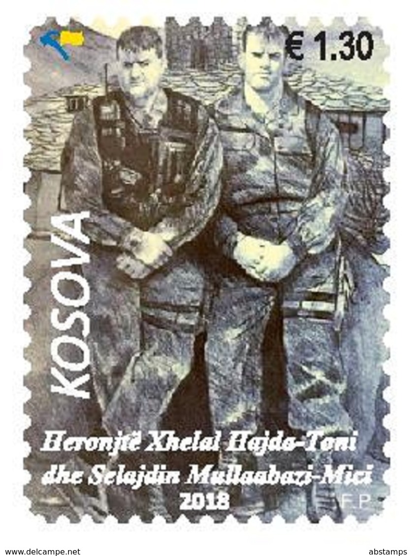 Kosovo Stamp 2018. Army Heroes - Toni & Mici. Set MNH - Kosovo