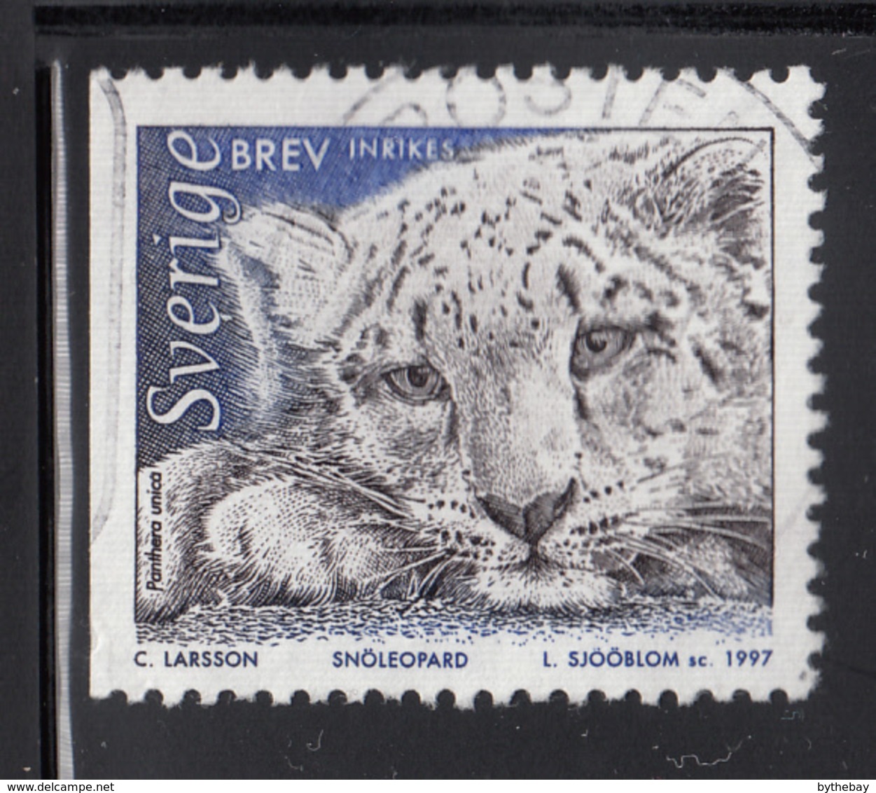 Sweden 1997 Used Scott #2221 (5k) Panthera Unica, Adult - Oblitérés