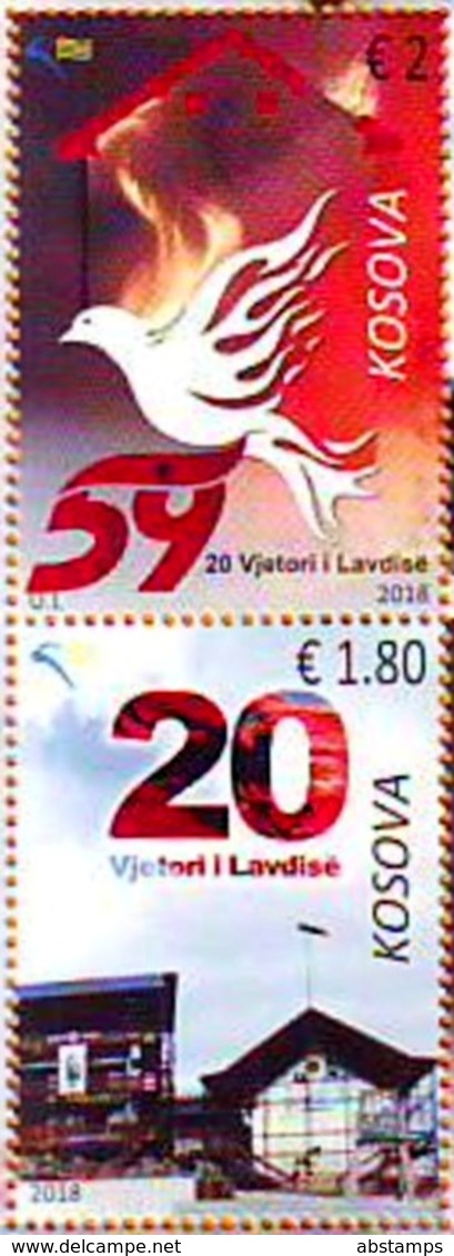 Kosovo Stamps 2018. 20th Anniv Glory Of Liberation. Bird, Pigeon, Dove. Set MNH - Kosovo