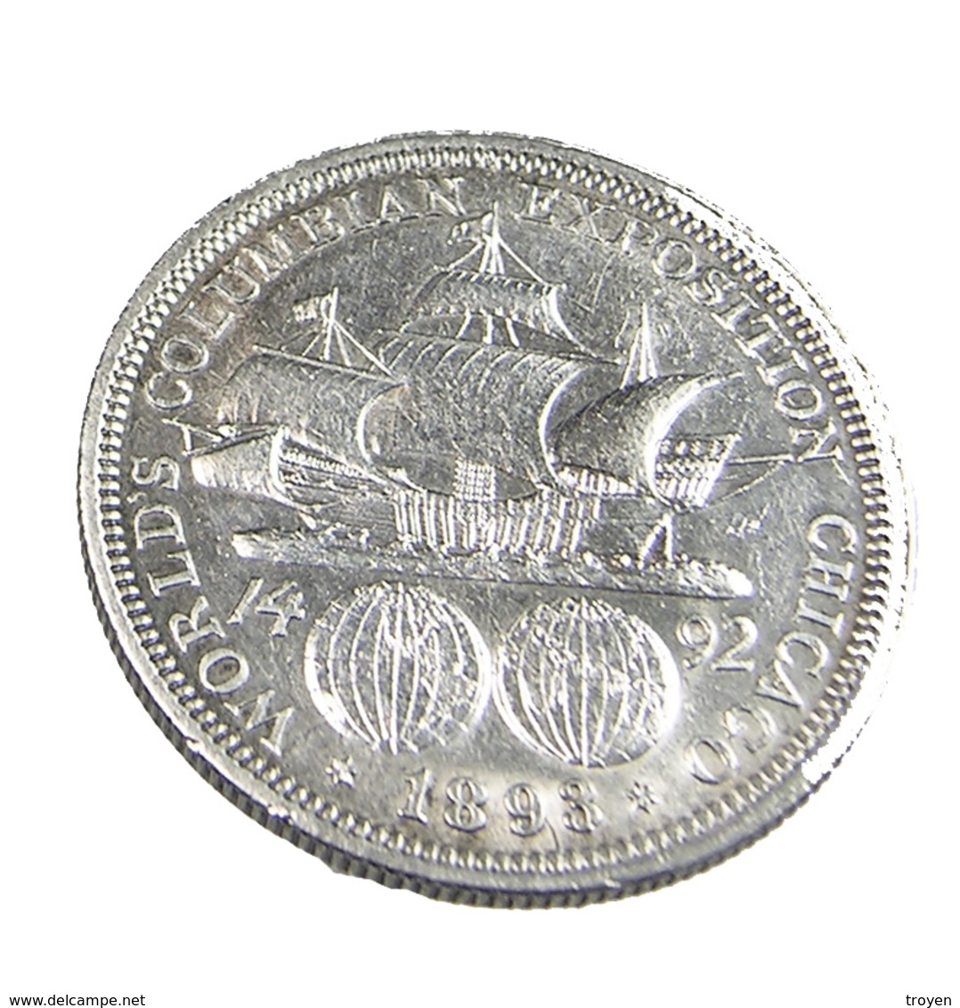 1/2 Dollar - USA - 1893 - Colombia Expo - Argent.900,-  TTB  - - Collections