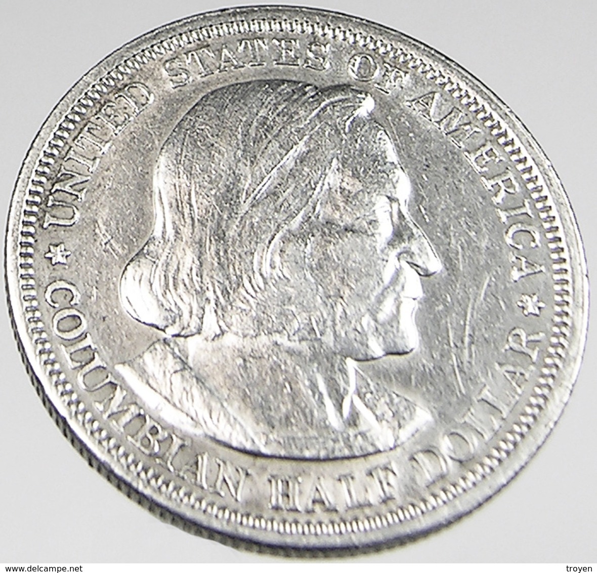 1/2 Dollar - USA - 1893 - Colombia Expo - Argent.900,-  TTB  - - Verzamelingen