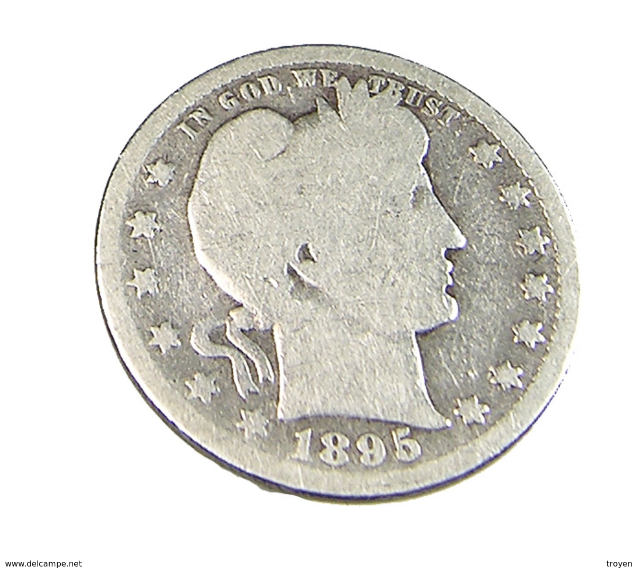 1/4 Dollar - USA - 1895 - Argent.900,-  TB  - - Collections