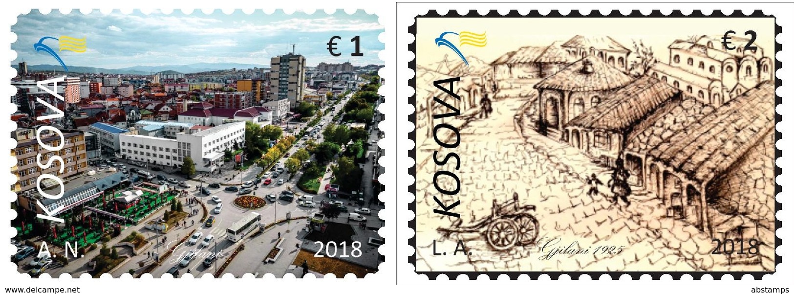 Kosovo Stamps 2018. Gjilani - Cities Of Kosova. Set MNH - Kosovo