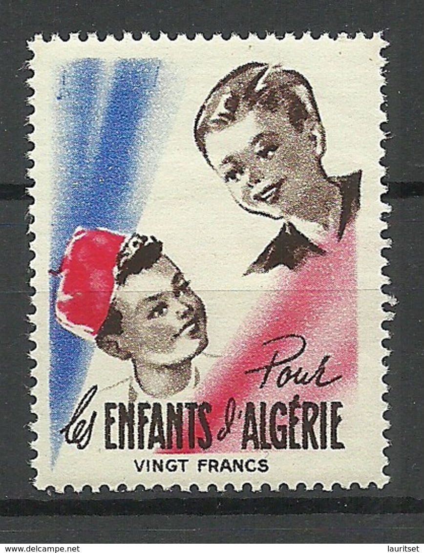 FRANKREICH France Pour Les Enfants D` Algerie Vignette Carity MNH - Autres & Non Classés